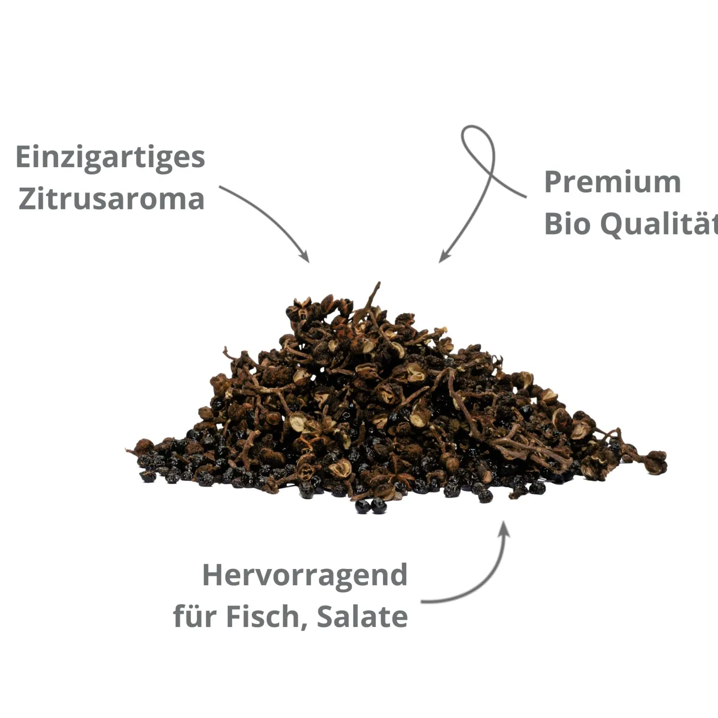 Andaliman Pfeffer BIO, indonesischer Zitruspfeffer