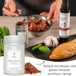 Bruschetta Gewürzzubereitung