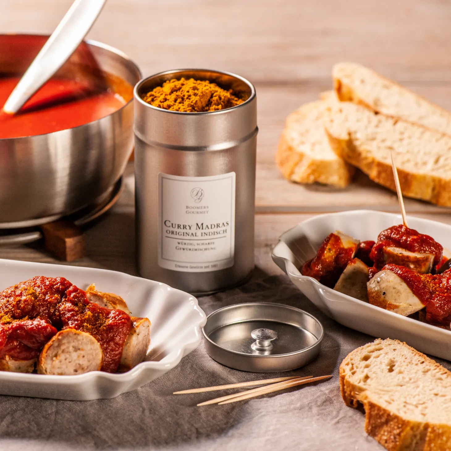 Curry Madras, original indisch, Gewürzmischung