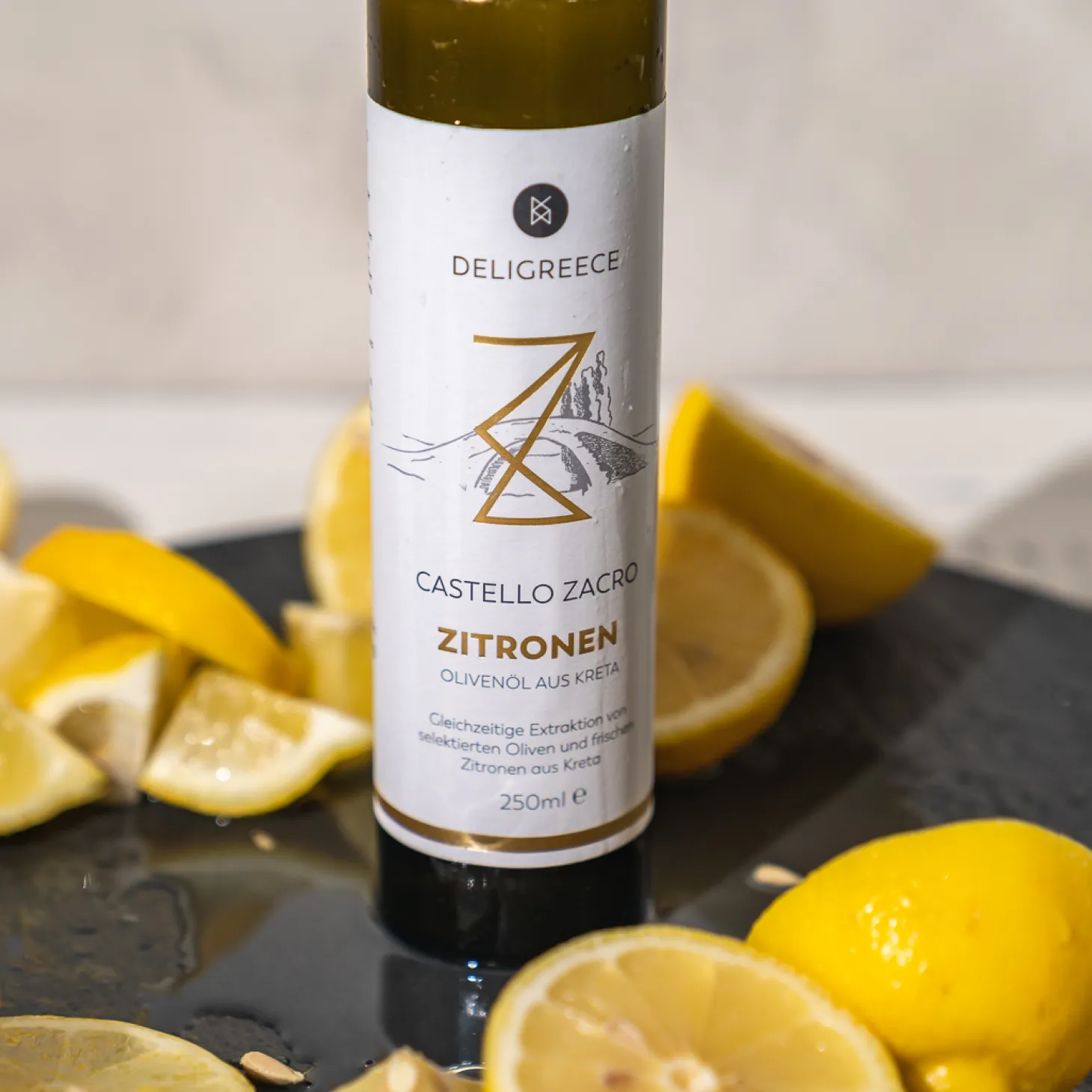 exquisites Zitronen Olivenöl