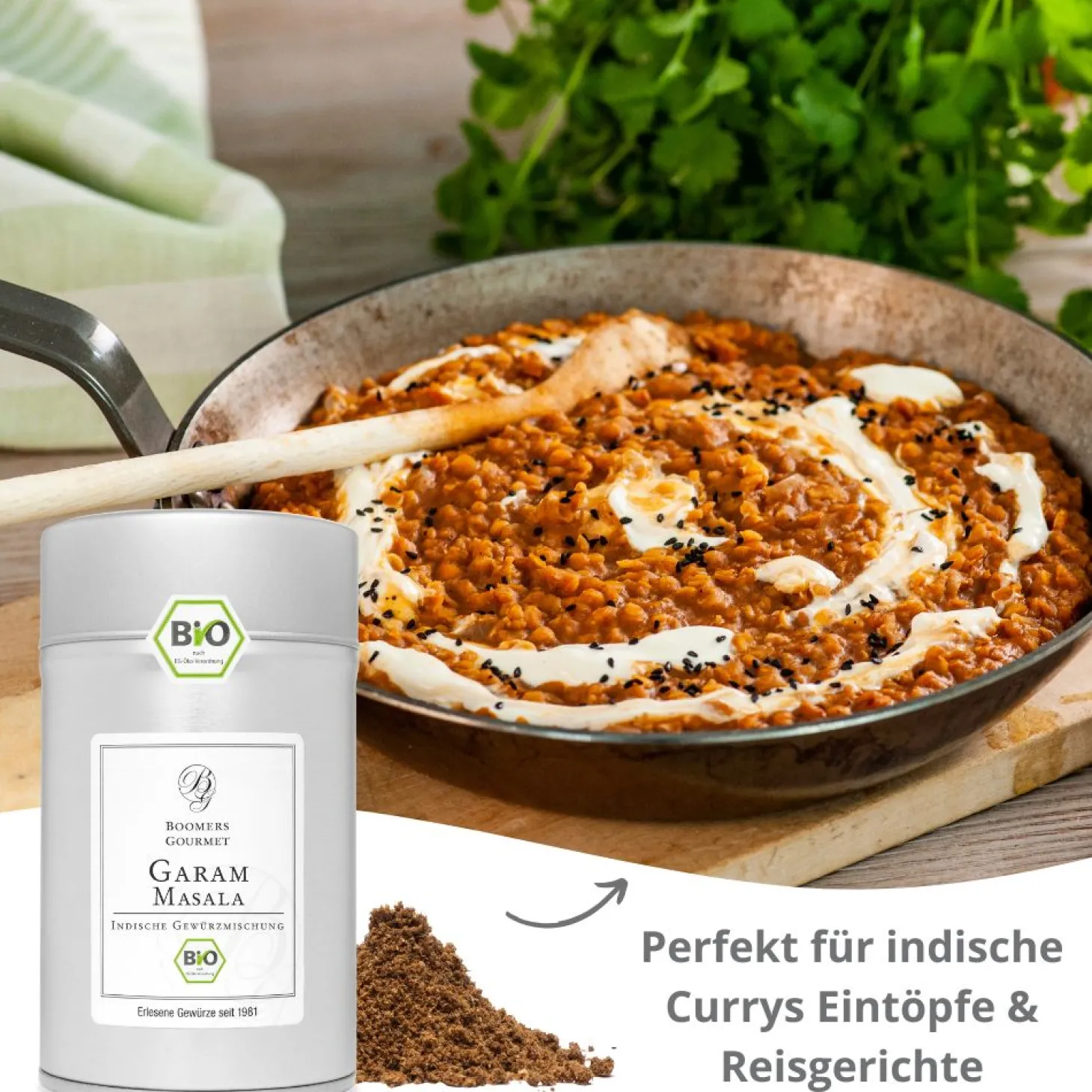 Garam Masala BIO, Indische Gewürzmischung