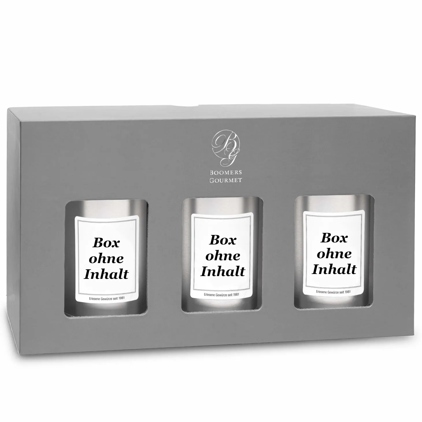 Geschenkebox für 3 Gewürzdosen