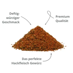 Hackbraten, Gewürzzubereitung