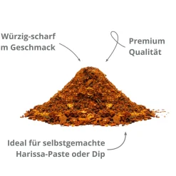Harissa, fein Gewürzzubereitung
