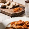 Hähnchengulasch in Apfeltunke