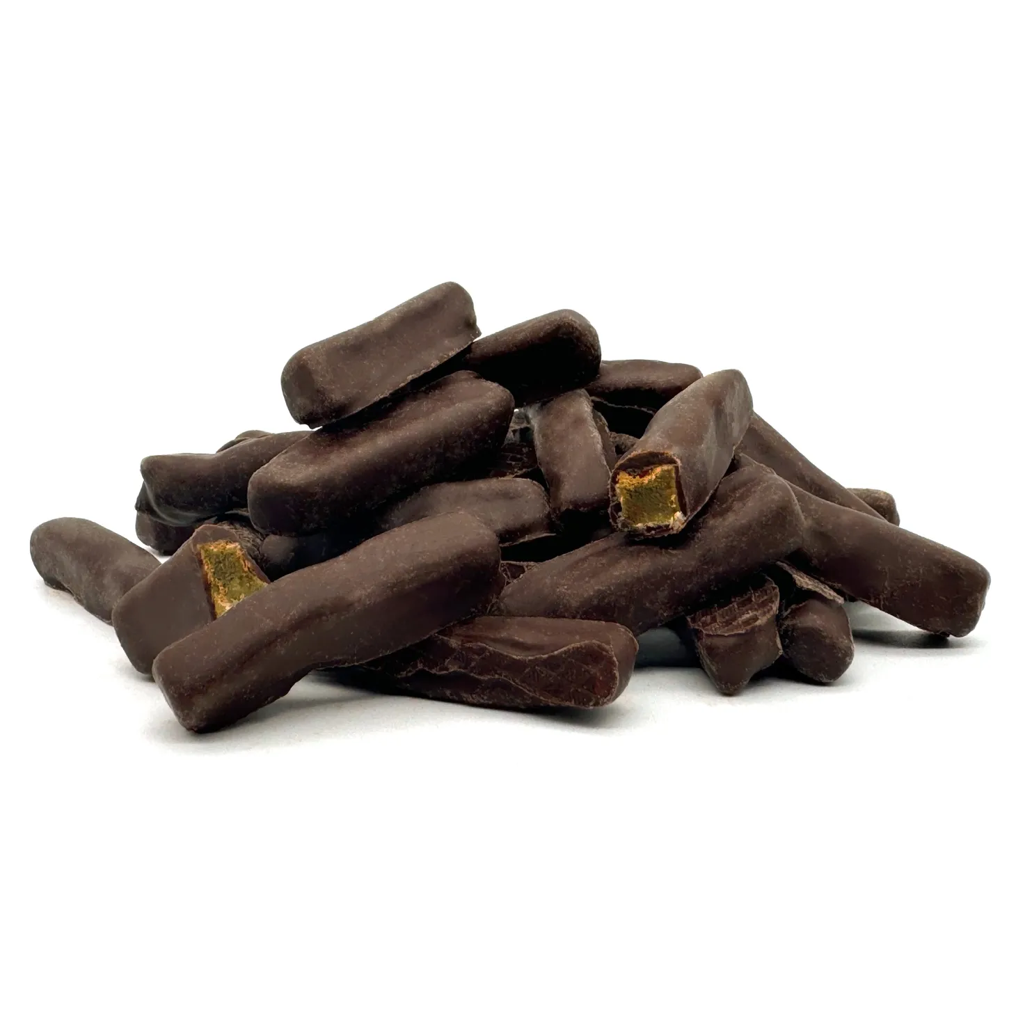 Ingwerstäbchen mit Zartbitterschokolade