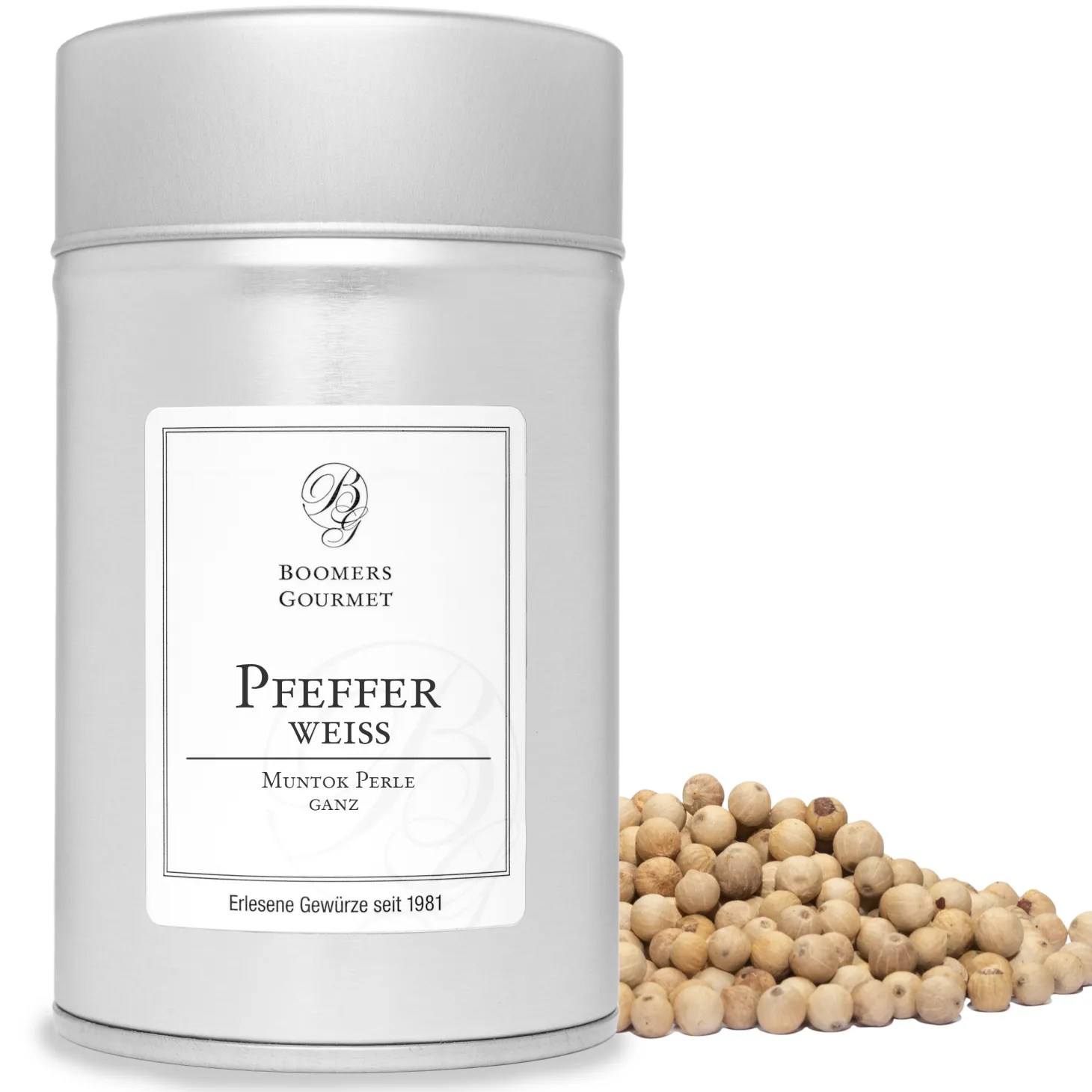 Pfeffer weiß, ganz, Muntok Perle