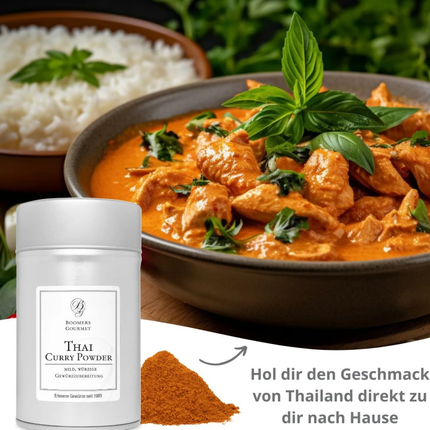 Thai Curry Powder Gewürzzubereitung